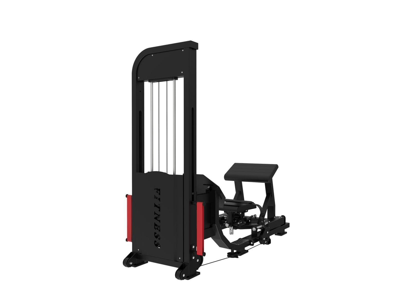 Excel Selectorized Hip Thrust Glute - Muscle D Fitness - Selectorized Glute Drive - Band Compatable - Grit Grind Strength