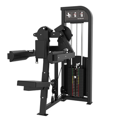 Excel Side Lateral - Muscle D Fitness - Selectorized Delt Raise - Gas Shock Assisted Seat Adjustment - Grit Grind Strength