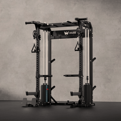F22 Pro Power Rack All - In - One Home Gym, with Dual Independent Pulley System - Grit Grind Strength