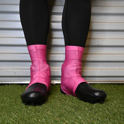 Faith Cross Pink Cleat Covers (Spats) - Grit Grind Strength