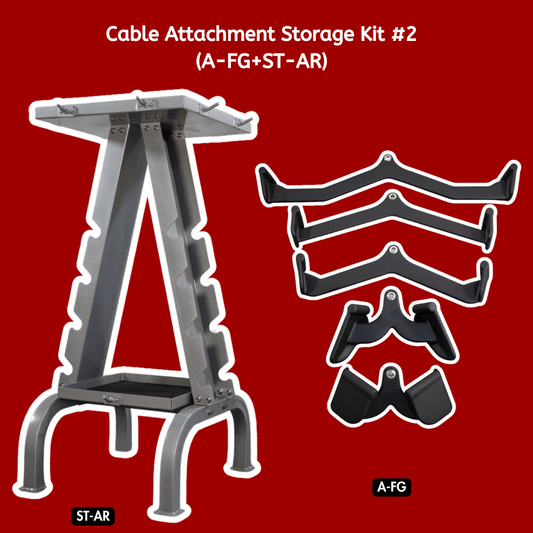 Functional Grip Cable Attachment and Storage Kit - Cable Attachment Storage Kit 2 - Muscle D Fitness - Grit Grind Strength