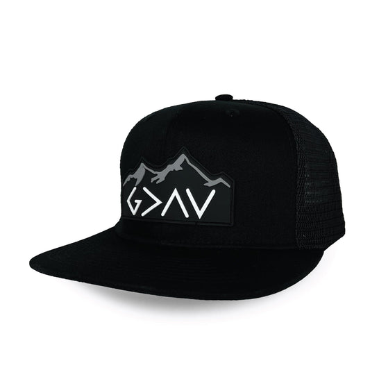 God Is Greater Than The Highs and Lows Trucker Hat - Grit Grind Strength