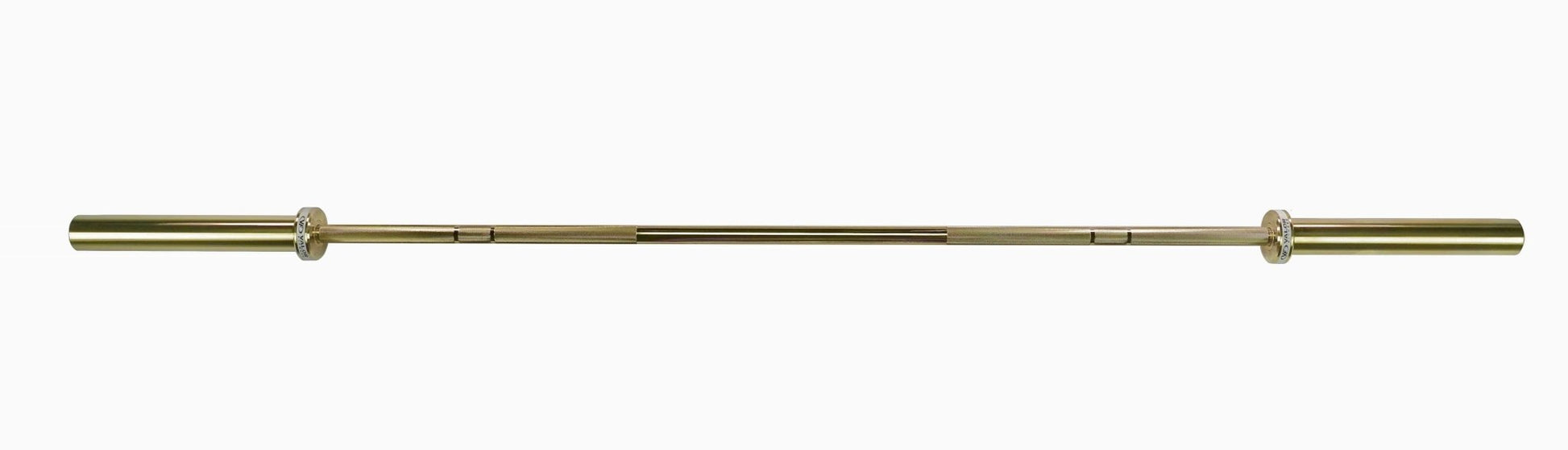 Gold Coated Needle Bearing Barbell - Grit Grind Strength
