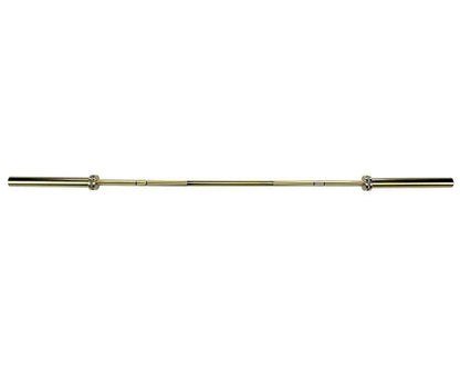 Gold Coated Needle Bearing Barbell - Grit Grind Strength