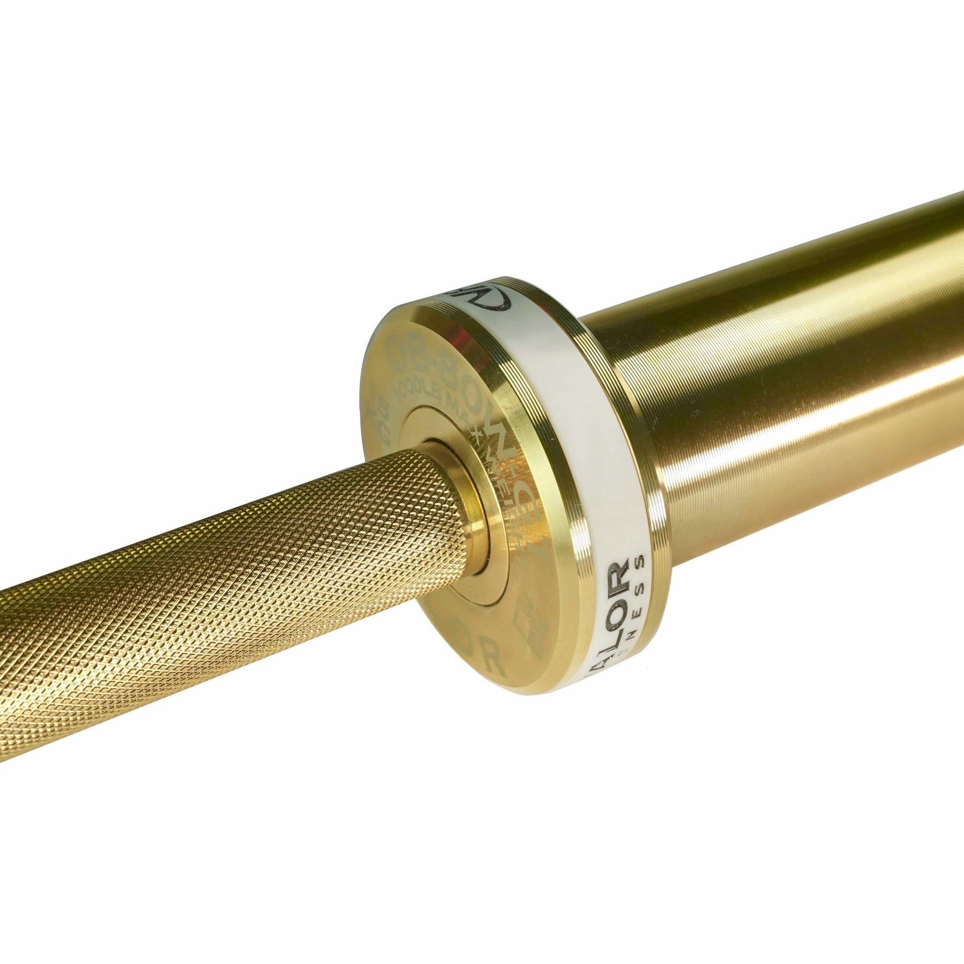 Gold Coated Needle Bearing Barbell - Grit Grind Strength