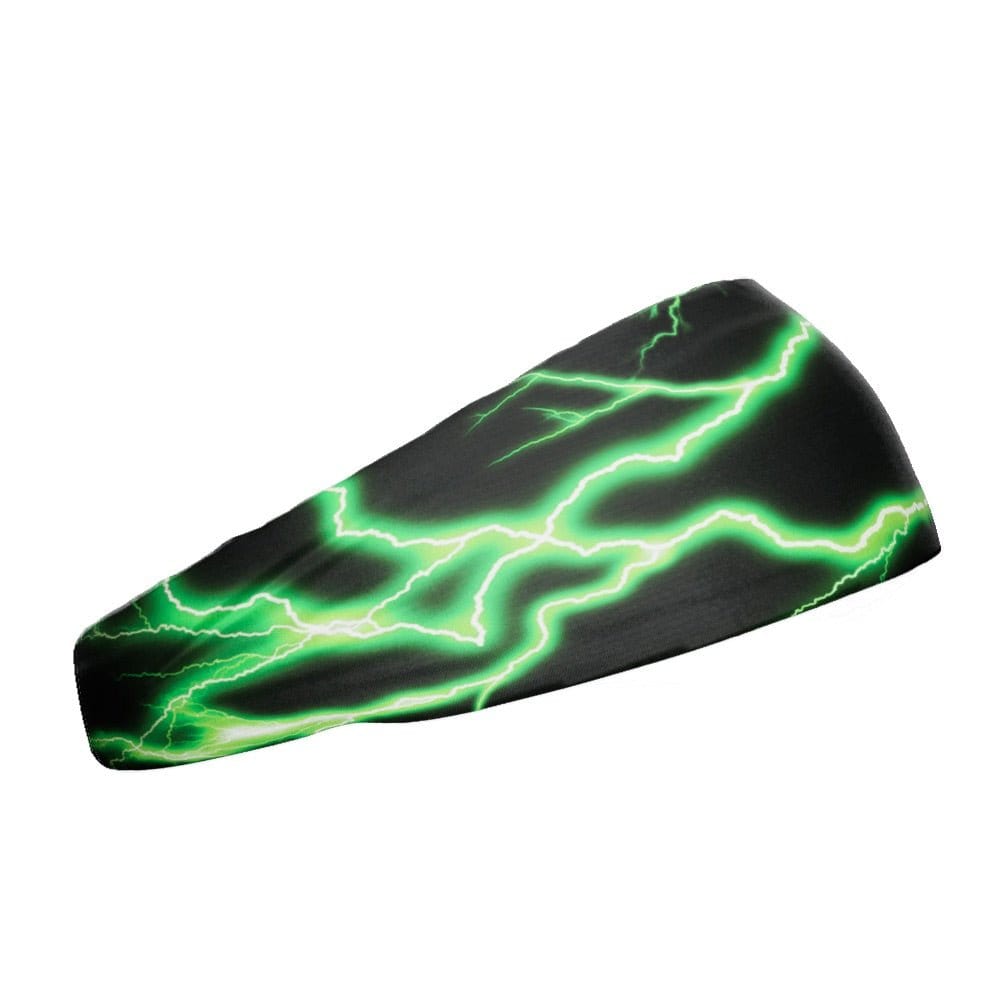 Green Lightning Headband - Grit Grind Strength