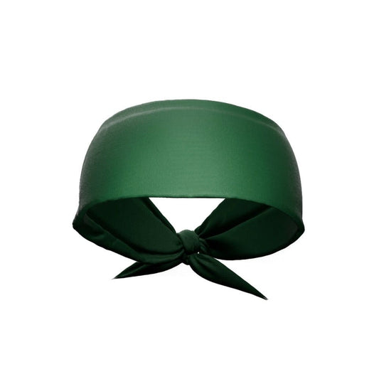 Green Tie Headband - Grit Grind Strength