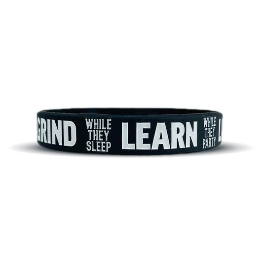 GRIND LEARN LIVE Wristband - Grit Grind Strength