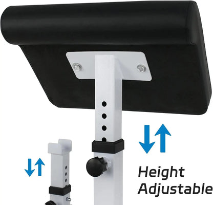 Grit Grind Strength Exercise Benches Black / United States Preacher Curl Weight Bench Adjustable for Arm Curling Strength Training Isolated Barbell Dumbbell Bicep Tricep Muscle Seated Ben