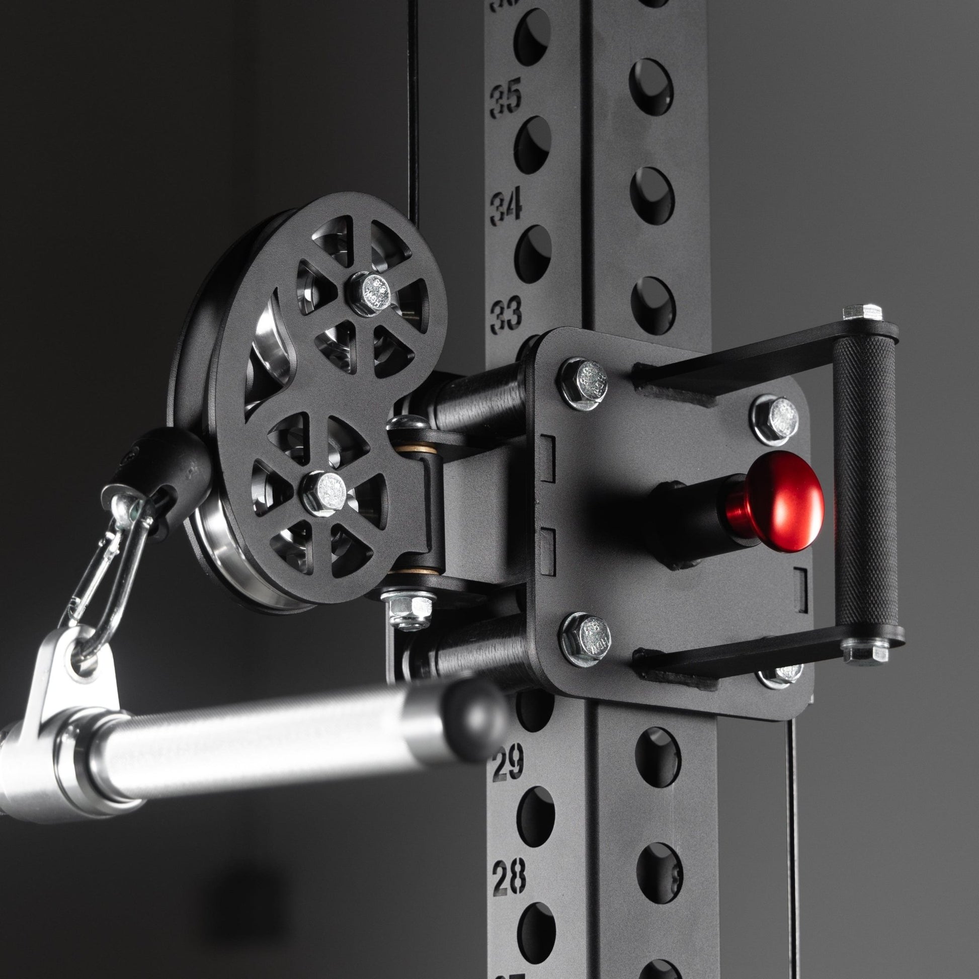 Half Rack Functional Trainer Smith Machine with Lat Pulldown and Low Row - Grit Grind Strength