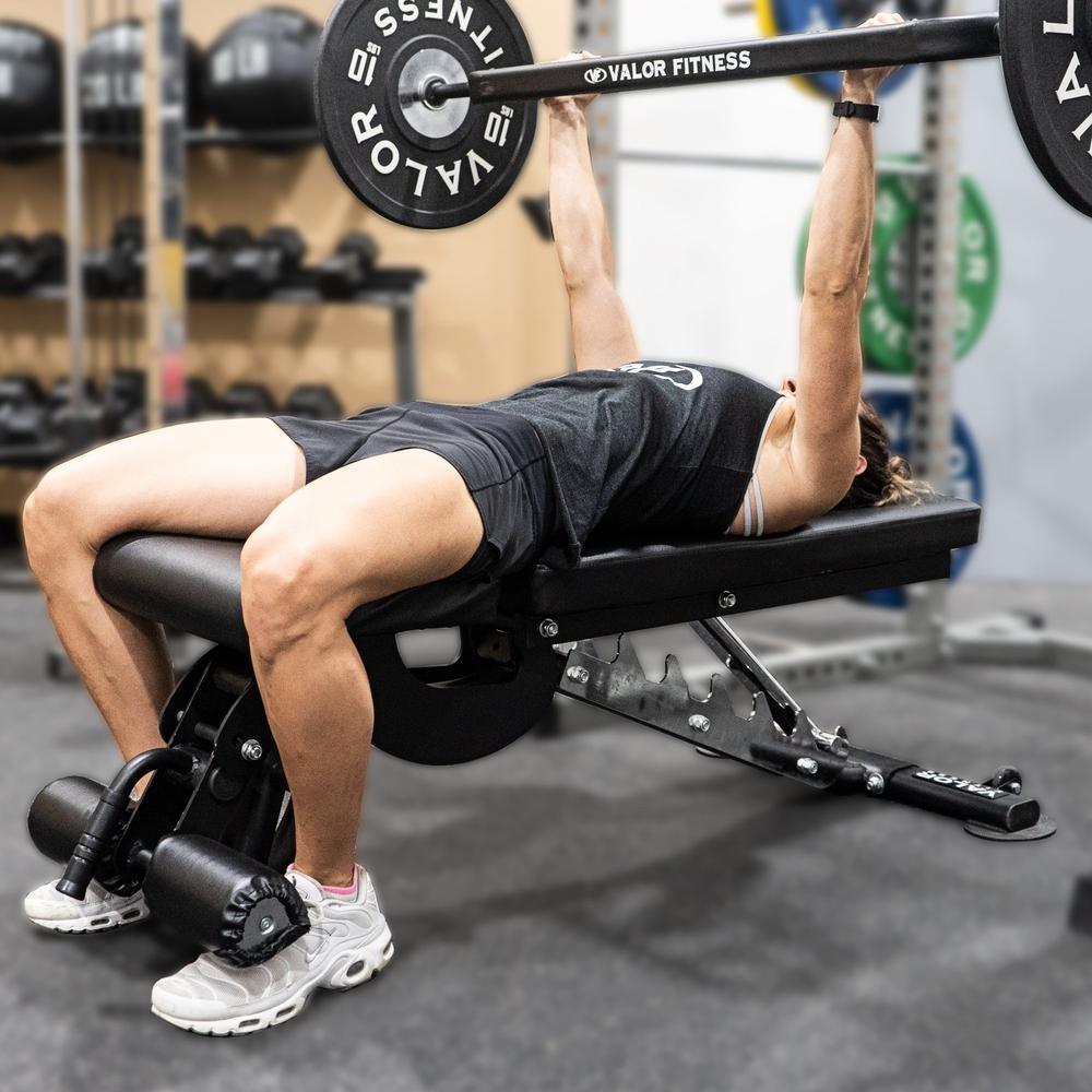 Heavy Duty Flat - Incline - Decline Weight Bench - Grit Grind Strength