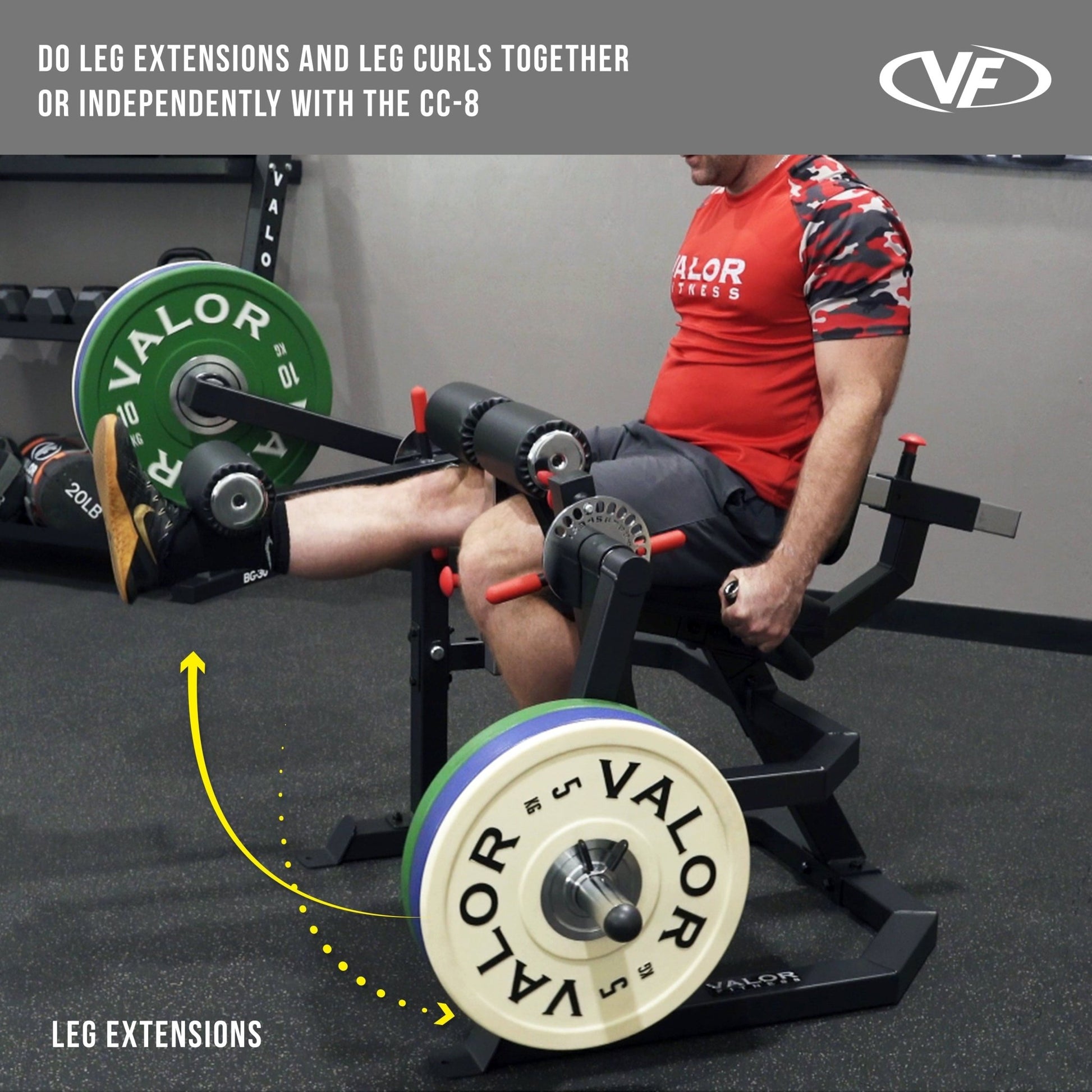 Heavy Duty Isolated Leg Extension - Curl Machine - Grit Grind Strength