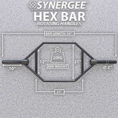 Synergee Hex Trap Bar - Grit Grind Strength