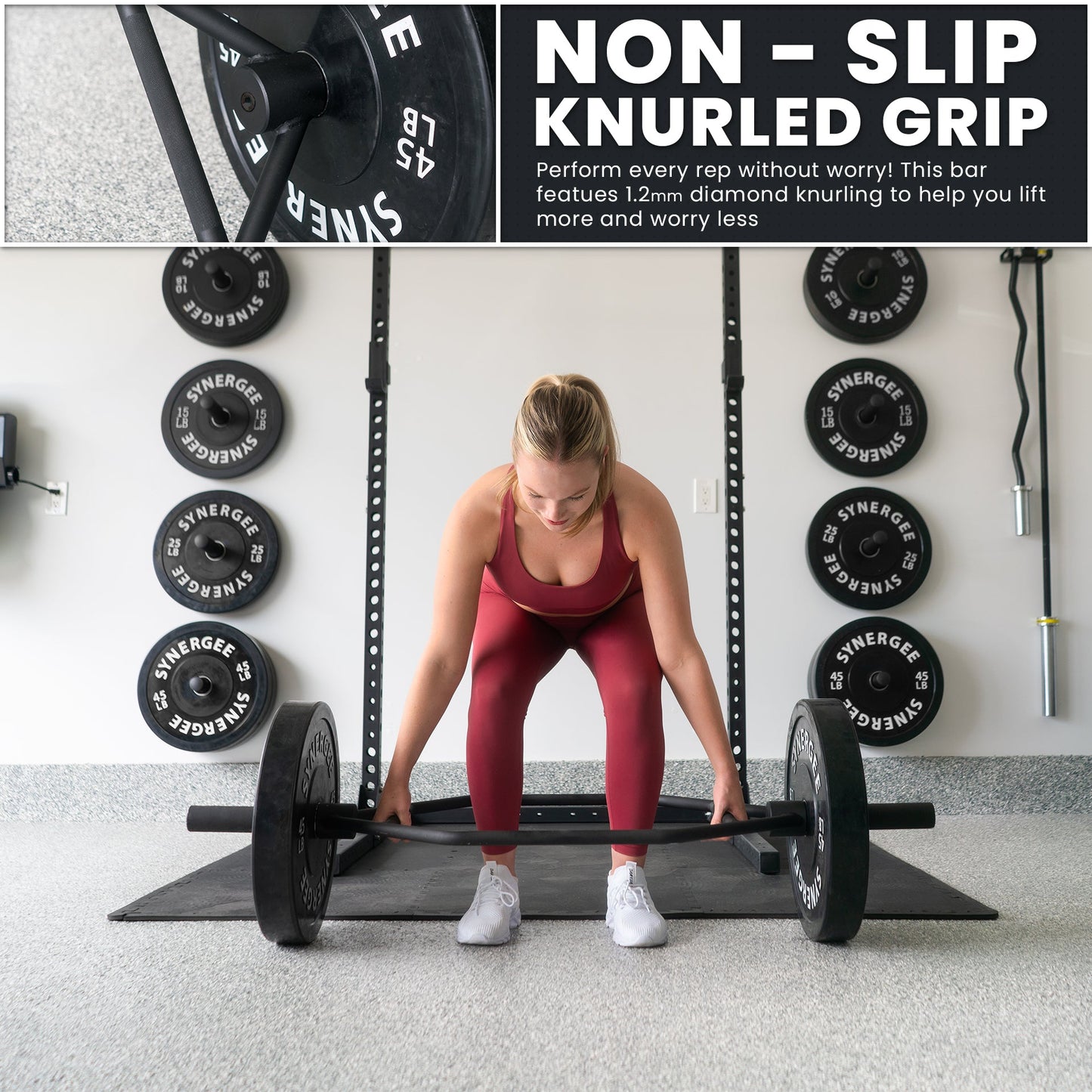 Synergee Hex Trap Bar - Grit Grind Strength