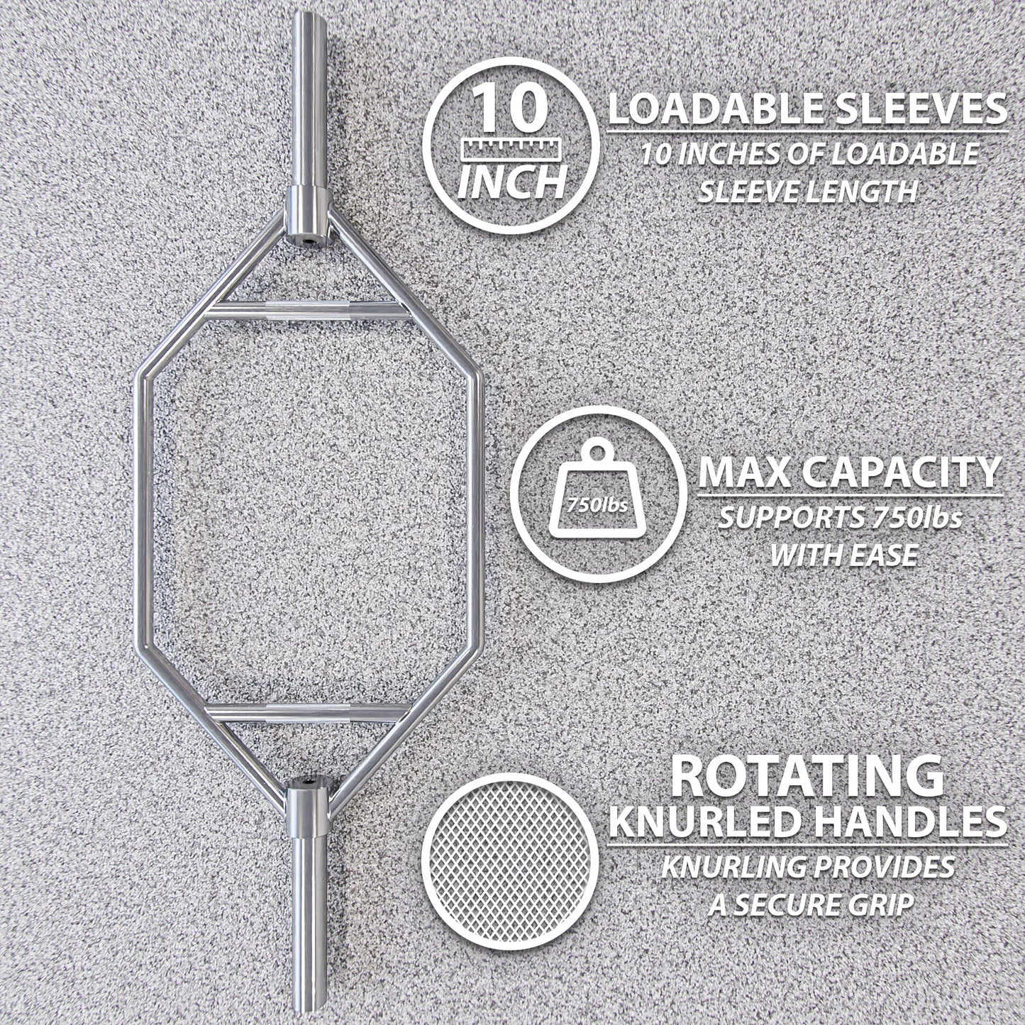 Synergee Hex Trap Bar - Grit Grind Strength