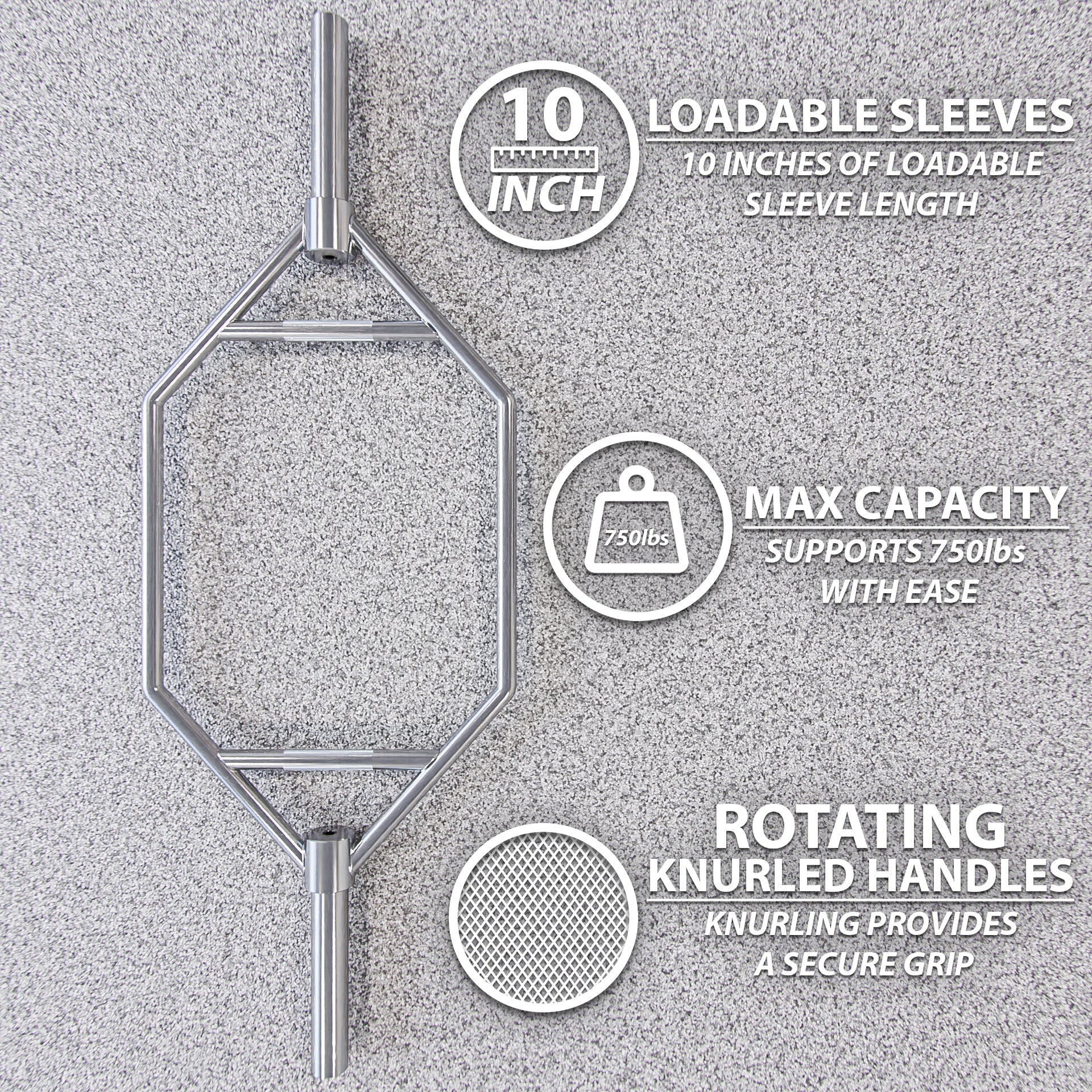 Synergee Hex Trap Bar - Grit Grind Strength