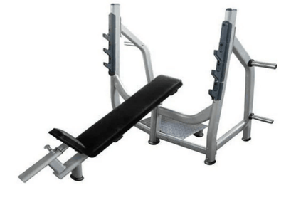 Incline Bench - Olympic - Muscle D Fitness - 11 Gauge Steel - Commercial Upholstery - Grit Grind Strength