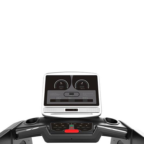 LED Screen Commercial Treadmill - Muscle D Fitness - Built in Fan - Adjustable Speed and Incline - Cup Holders - Grit Grind Strength