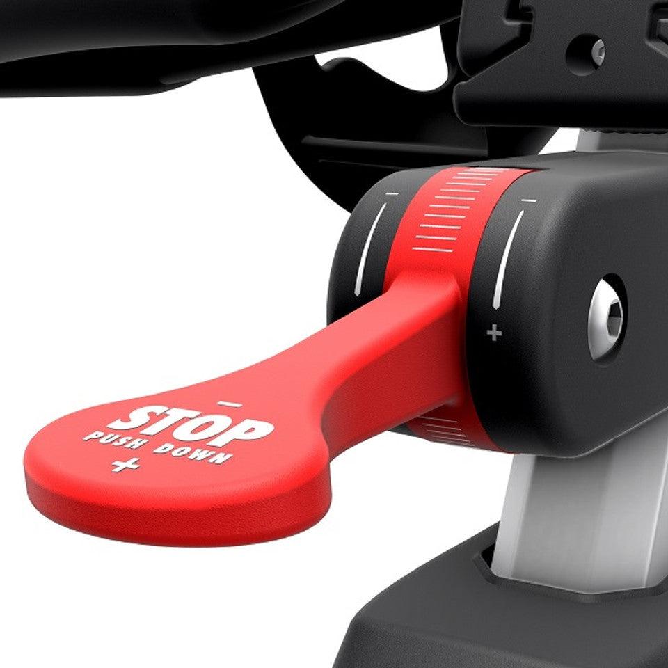 Life Fitness IC6 Indoor Cycle - Adjustable Handle Bars and Seat - Digital Display - Drink Bottle Holders - Grit Grind Strength