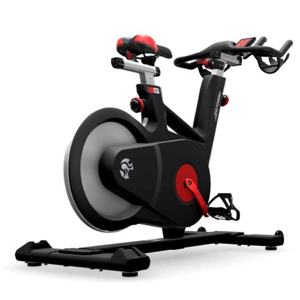 Life Fitness IC6 Indoor Cycle - Adjustable Handle Bars and Seat - Digital Display - Drink Bottle Holders - Grit Grind Strength