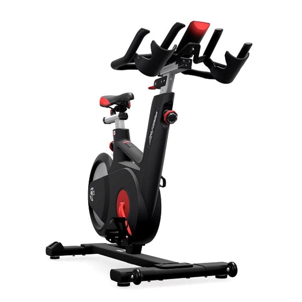 Life Fitness IC6 Indoor Cycle - Adjustable Handle Bars and Seat - Digital Display - Drink Bottle Holders - Grit Grind Strength