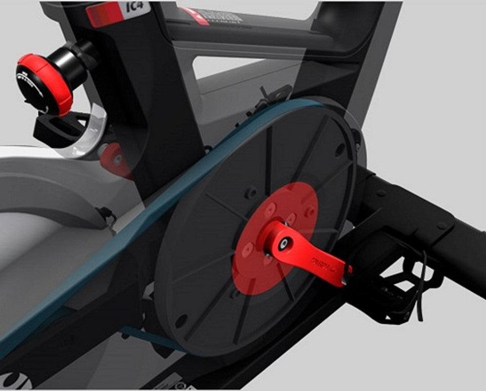 Life Fitness IC6 Indoor Cycle - Adjustable Handle Bars and Seat - Digital Display - Drink Bottle Holders - Grit Grind Strength