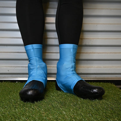Light Blue Cleat Covers (Spats) - Grit Grind Strength