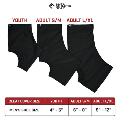 Light Blue Cleat Covers (Spats) - Grit Grind Strength