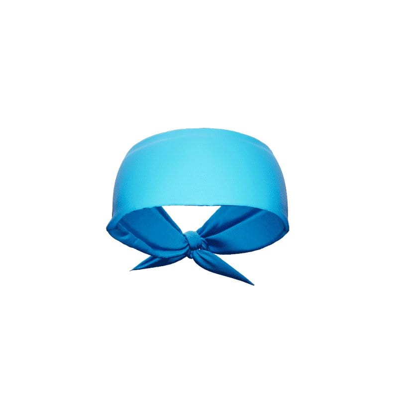 Light Blue Tie Headband - Grit Grind Strength