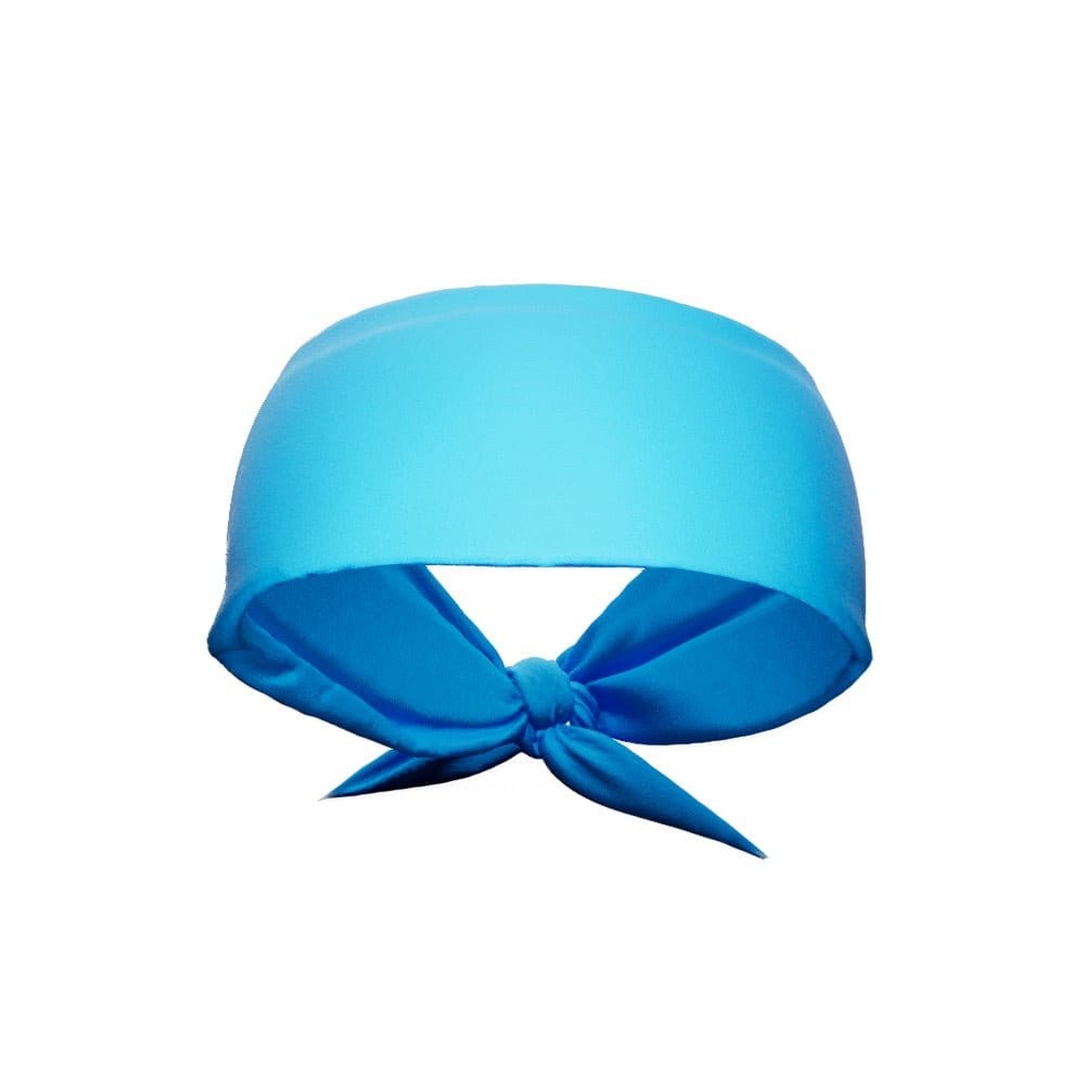 Light Blue Tie Headband - Grit Grind Strength