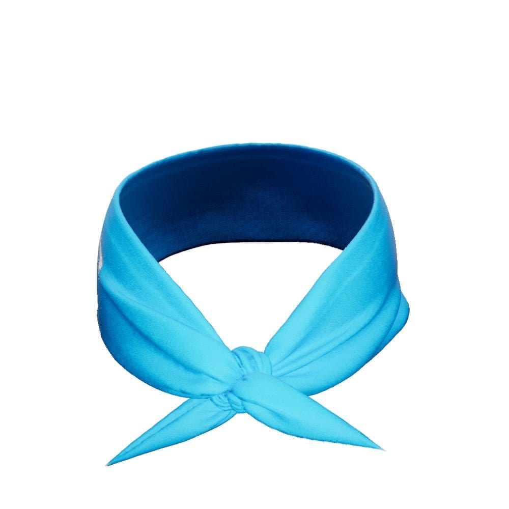 Light Blue Tie Headband - Grit Grind Strength