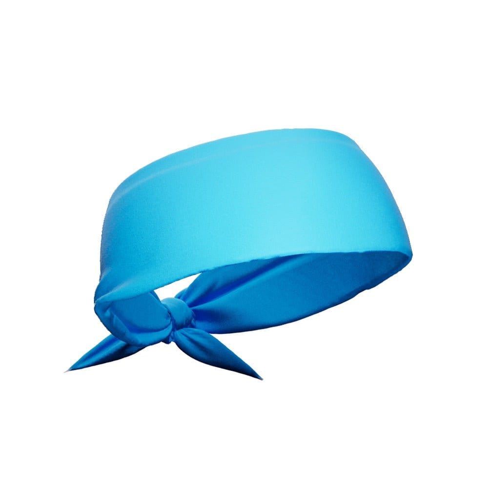 Light Blue Tie Headband - Grit Grind Strength