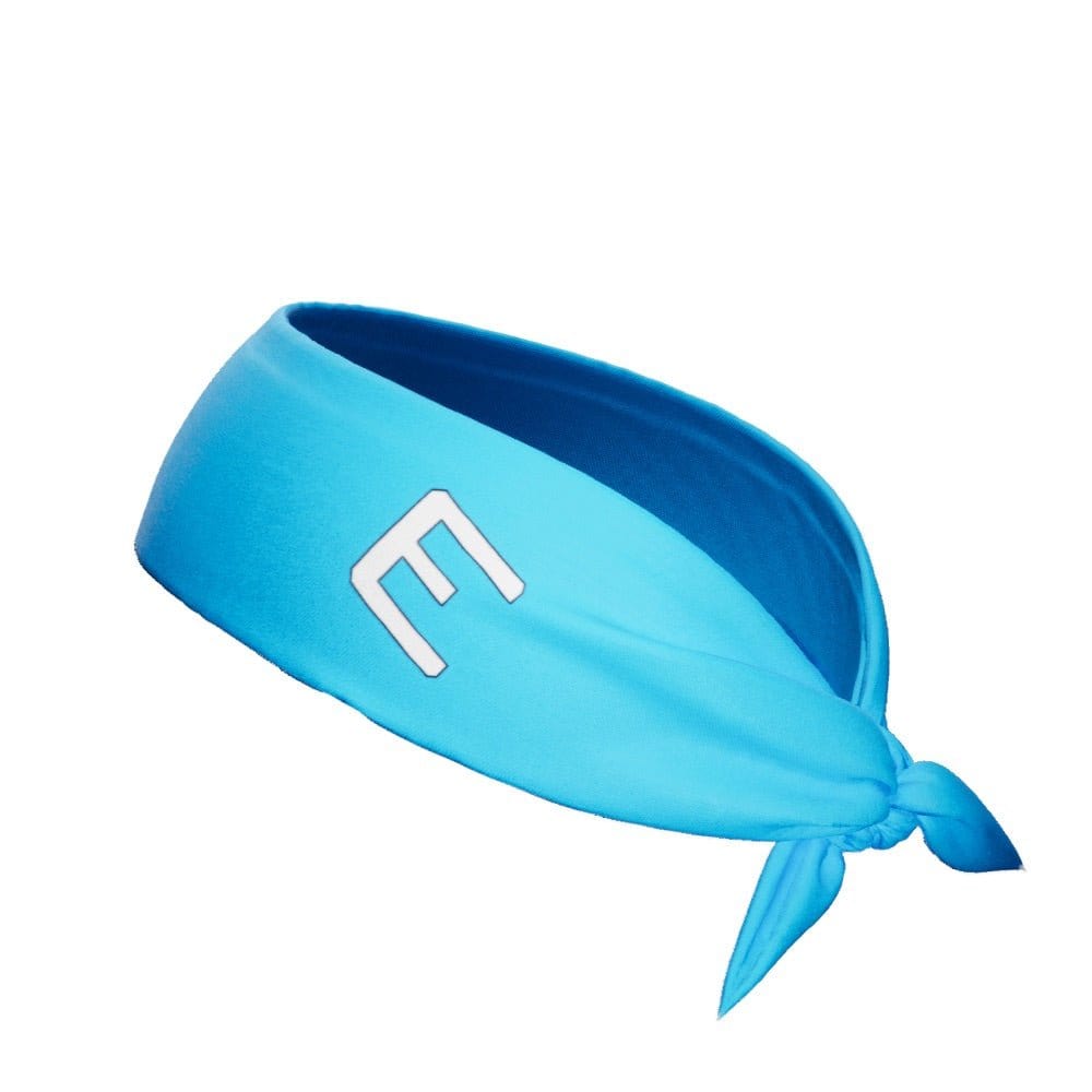 Light Blue Tie Headband - Grit Grind Strength