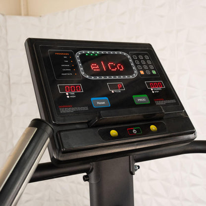 Light Commercial Stair Climber Stepmill LED Display Heart Rate Monitor Heavy Duty Chain Drive - Grit Grind Strength