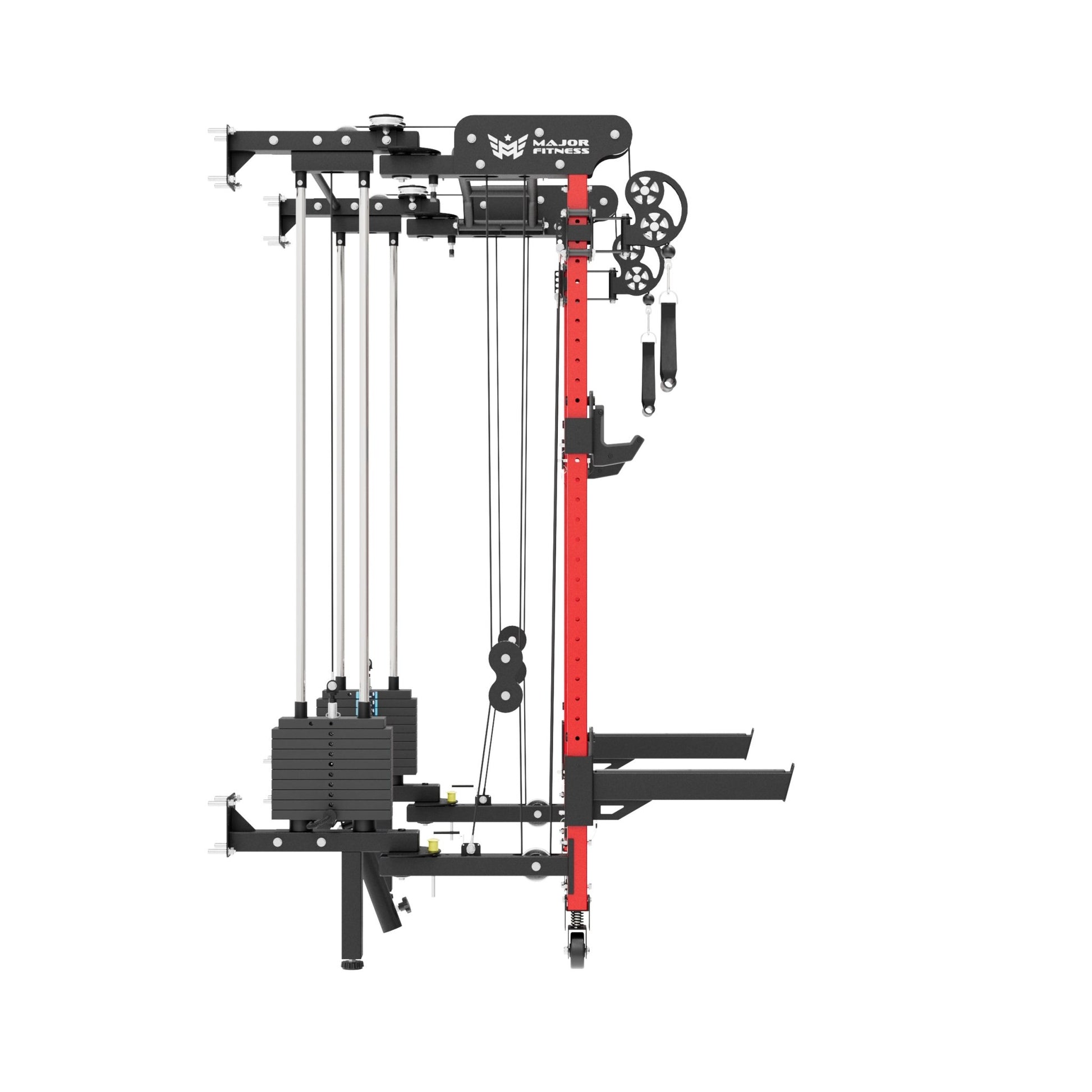 Lightning F35 Pro Wall Mounted Folding Power Rack All - In - One Home Gym - Grit Grind Strength