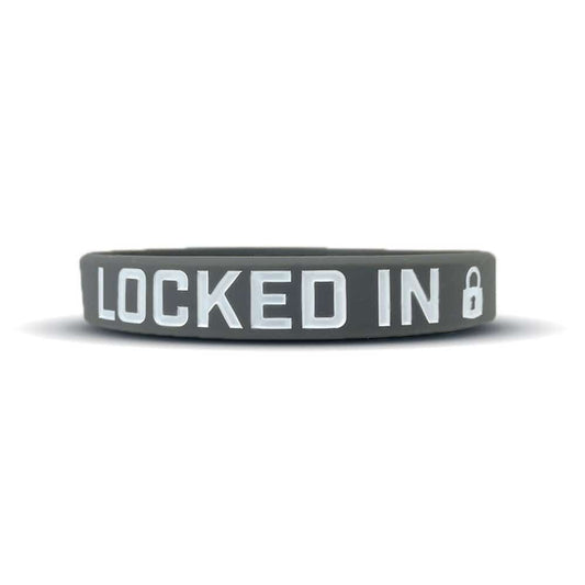 LOCKED IN Wristband - Grit Grind Strength