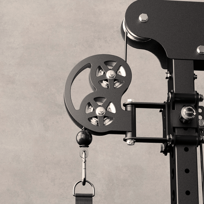 Major Fitness Lightning F35 Pro Wall Mounted Folding Power Rack All-In-One Home Gym