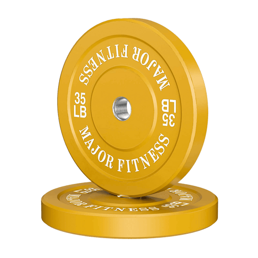 Major Fitness Low Bounce Bumper Plates Olympic Weight Plates Set - Grit Grind Strength
