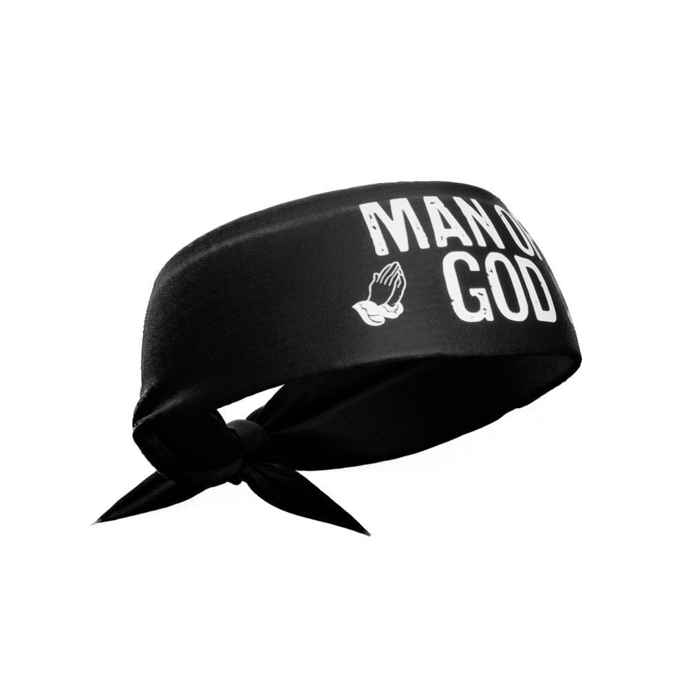 Man of God Tie Headband - Grit Grind Strength
