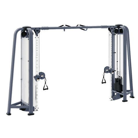 Megatron Deluxe Cable Crossover - Muscle D Fitness - 2 Functional Columns - Multi - Handle Pull - Up Bar - Selectorized Weight Adjustment - Grit Grind Strength