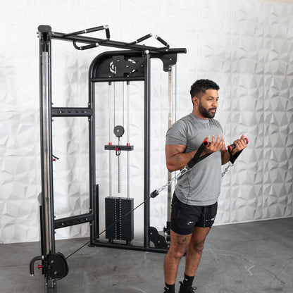 Megatron Dual Adjustable Pulley (88" & 95" height) - Muscle D Fitness - Functional Pull - Up Bar - Adjustable Height - Grit Grind Strength