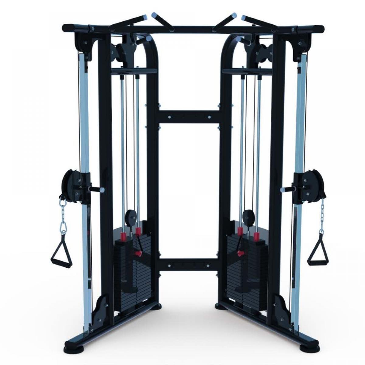 Megatron Dual Adjustable Pulley (88" & 95" height) - Muscle D Fitness - Functional Pull - Up Bar - Adjustable Height - Grit Grind Strength