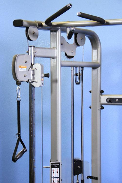 Megatron Dual Adjustable Pulley (88" & 95" height) - Muscle D Fitness - Functional Pull - Up Bar - Adjustable Height - Grit Grind Strength