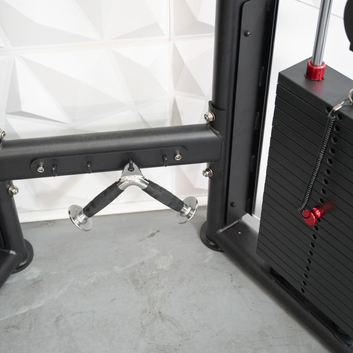 Megatron Dual Adjustable Pulley (88" & 95" height) - Muscle D Fitness - Functional Pull - Up Bar - Adjustable Height - Grit Grind Strength