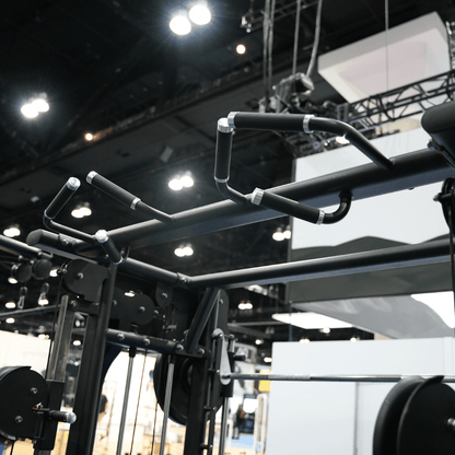 Megatron Dual Adjustable Pulley / Smith Combo - Muscle D Fitness - Selectorized Weight Adjustment - Functional Pull - Up Bar - Dual Station - Grit Grind Strength
