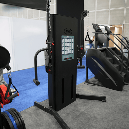 Megatron Multi - Functional Trainer - Muscle D Fitness - Selectorized Weight Adjustment - Adjustable Arms - Single Handle Attachments - Grit Grind Strength