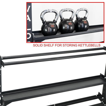 Multifunctional Fitness Equipment Storage Rack - Grit Grind Strength
