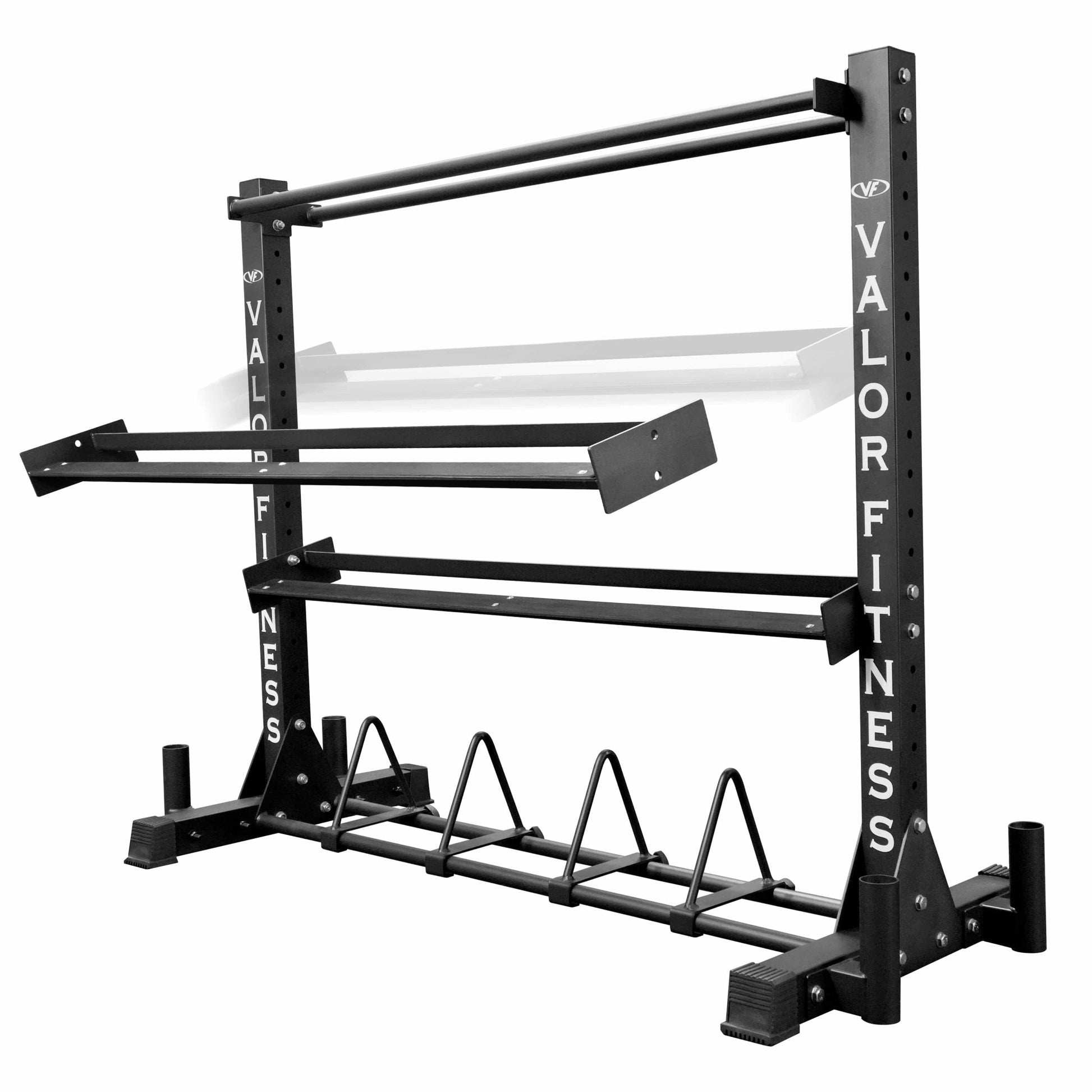 Multifunctional Fitness Equipment Storage Rack - Grit Grind Strength