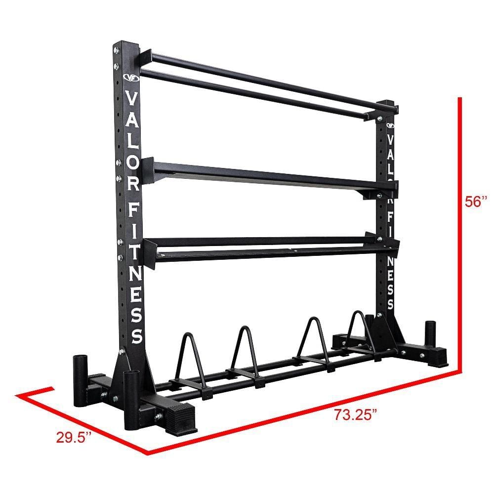 Multifunctional Fitness Equipment Storage Rack - Grit Grind Strength
