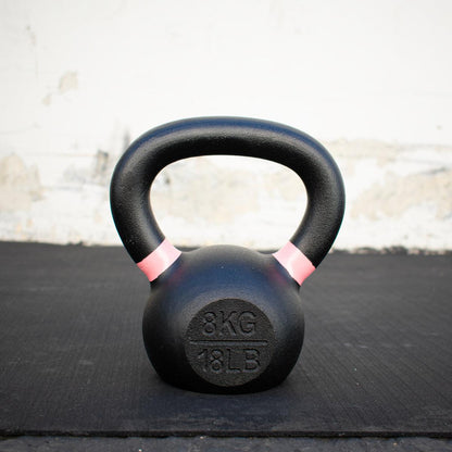 Muscle D Cast Kettlebells - Muscle D Fitness - Quality Handle Design - Heavy Duty Coating - Grit Grind Strength